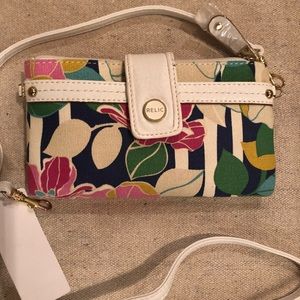 Relic By Fossil Floral Foldover Organizer Bag